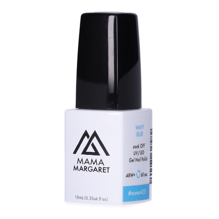 #mama4251 lakier hybrydowy 10 ml WAVY BLUE