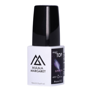 #mama1102 MAGIC TOP SUPERNOVA brokatowy top coat hybrydowy 10 ml