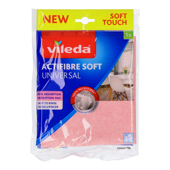 Łososiowa Ściereczka Vileda ACTIFIBRE Soft 1 szt. 27 × 32 cm