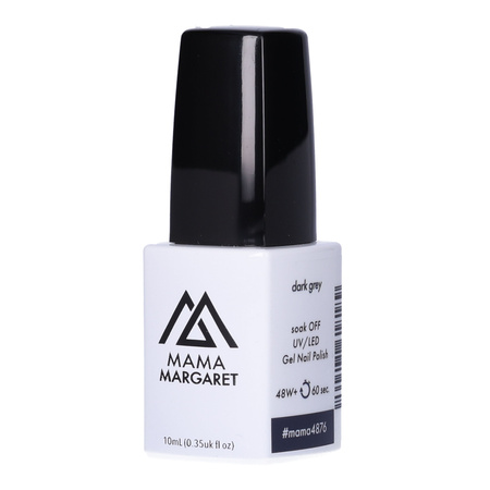 #mama4876 lakier hybrydowy 10 ml DARK GREY